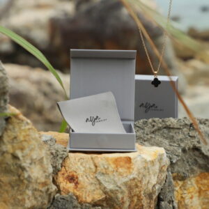 Custom Branded Jewelry Box with Suede Jewelry Pouch
