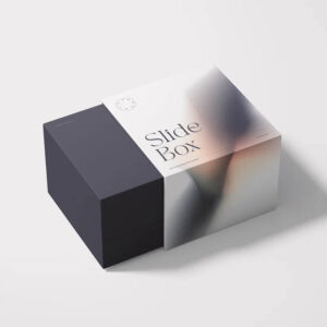 Custom made Slide Paper Cardboard Holographic Drawer Box Packaging Drawer Gift box