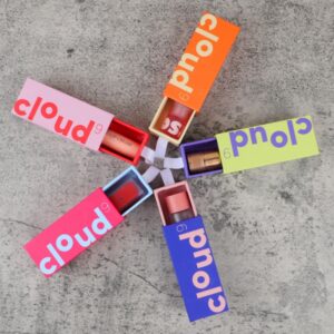 Lipstick Paper Tubes Custom Logo Box Art Drawer Box Fashion Cosmetic Personal Brand Packaging